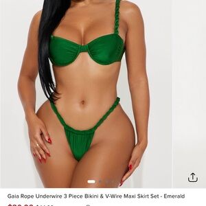 Fashion Nova Emerald Bikini Set